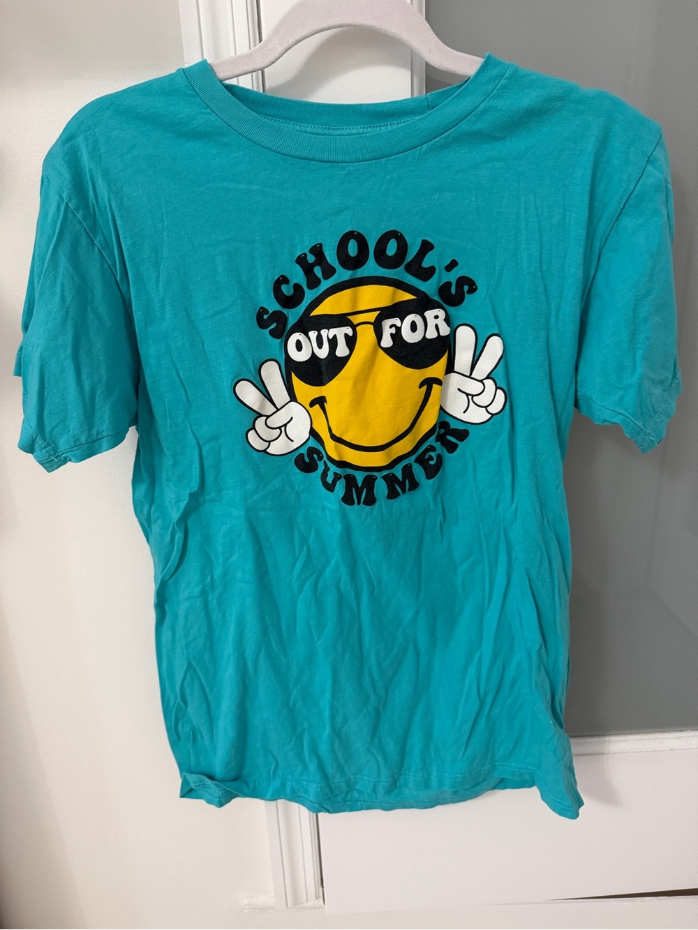 Teal 'School's Out for Summer' Graphic Tee
